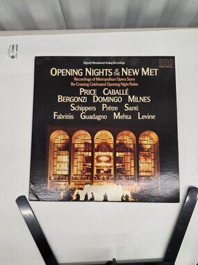 Opening Nights at The New Met LP Record 1980 RCA Red Seal Classical Opera 33 RPM